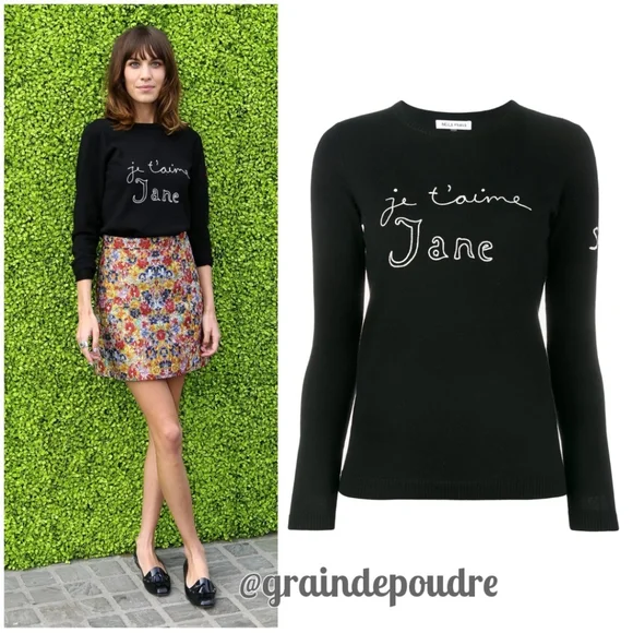 Bella Freud Sweaters Rare Hp Bella Freud Je Taime Jane Birkin